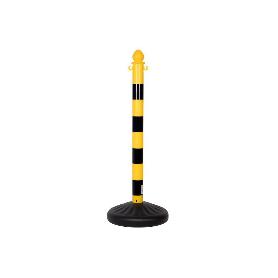 POSTE Y BASE PARA CADENA (AMAR/NEGRO) 1M
