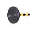 POSTE Y BASE PARA CADENA (AMAR/NEGRO) 1M