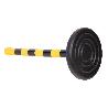 POSTE Y BASE PARA CADENA (AMAR/NEGRO) 1M