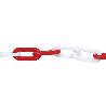 CADENA DE PLÁSTICO 8MM 30 MTS (ROJO/BLANCO)