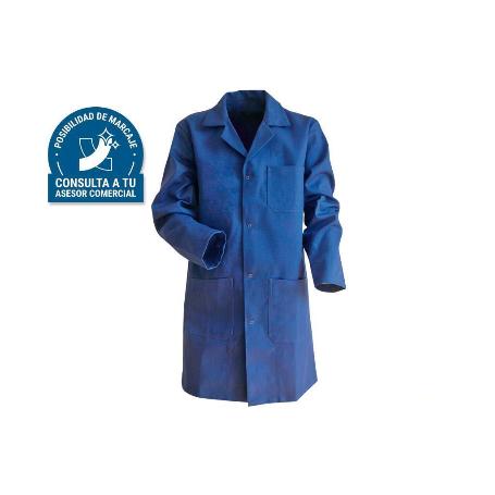 BATA AZUL OSCURA LIMEUR 100% ALGODÓN T-XXL