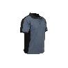 POLO BALDER ELASTANO 210 G/M2 GRIS OSCURO-NEGRO TALLA XXXL