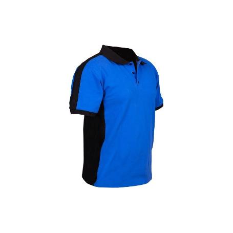 POLO FREYJA ELASTANO 210 G/M2 AZUL-NEGRO TALLA XXXL