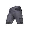 PANTALÓN DE TRABAJO HEIMDALL ELASTANO 280 G/M2 GRIS OSCURO CON DETALLES NEGROS TALLA 64