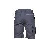 BERMUDAS DE TRABAJO FRIGG ELASTANO 215 G/M2 GRIS OSCURO CON DETALLES NEGROS TALLA 48