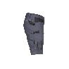 BERMUDAS DE TRABAJO FRIGG ELASTANO 215 G/M2 GRIS OSCURO CON DETALLES NEGROS TALLA 64