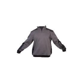 SUDADERA RANGER CUELLO CREMALLERA 280GMS GRIS-NEGRO T-XL