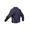 SUDADERA RANGER CUELLO CREMALLERA 280GMS AZUL-NEGRO T-XXXL