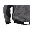 CHAQUETA POLAR MODELO WALKER 370 G/M GRIS-NEGRO TALLA XXL