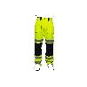 PANTALÓN DE ALTA VISIBILIDAD MODELO SIRIO AMARILLO Y AZUL MARINO TALLA XL