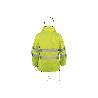 CHAQUETA DE LLUVIA DE ALTA VISIBILIDAD MODELO PÓLUX AMARILLA TALLA L