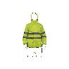 CHAQUETA DE LLUVIA DE ALTA VISIBILIDAD MODELO PÓLUX AMARILLA TALLA M