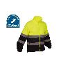 FORRO POLAR DE ALTA VISIBILIDAD MODELO ALTAIR AMARILLO Y AZUL TALLA L