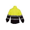 FORRO POLAR DE ALTA VISIBILIDAD MODELO ALTAIR AMARILLO Y AZUL TALLA S