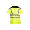 CAMISETA DE ALTA VISIBILIDAD MODELO ATLAS AMARILLA Y NEGRA TALLA L