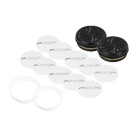 SET FILTRO COMBINADO 2 UDS. FILTRO A1B1E1K1 + 10 UDS. PREFILTRO P2 NR