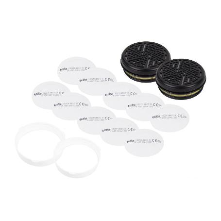 SET FILTRO COMBINADO 2 UDS. FILTRO A1B1E1K1 + 10 UDS. PREFILTRO P2 NR