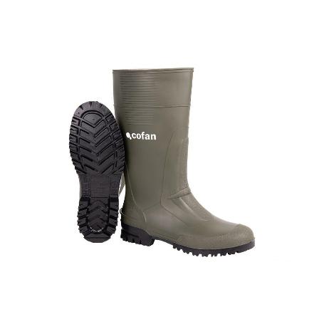BOTA ALTA DE AGUA PVC VERDE TALLA 39