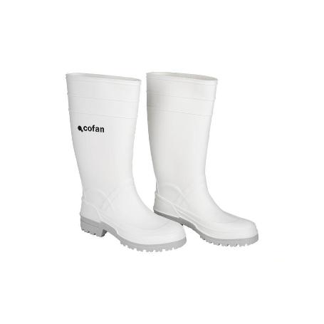 BOTA AGUA PVC BLANCA TALLA 36