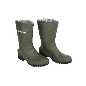 BOTA PVC VERDE MEDIA CAÑA TALLA 47