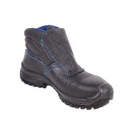 BOTA PIEL NEGRO CIERRE VELCRO S3 MODELO URIAN T 41