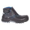 BOTA DE PIEL NEGRA CON VELCRO S3S MODELO URIAN PRO TALLA 37