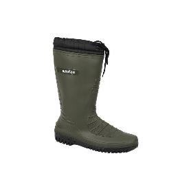 BOTA DE AGUA VERDE/NEGRA CON FORRO POLAR TALLA 42