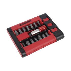 SET PUNTAS ADAPTADOR PH, PZ, TORX, SL  (15 PCS.)