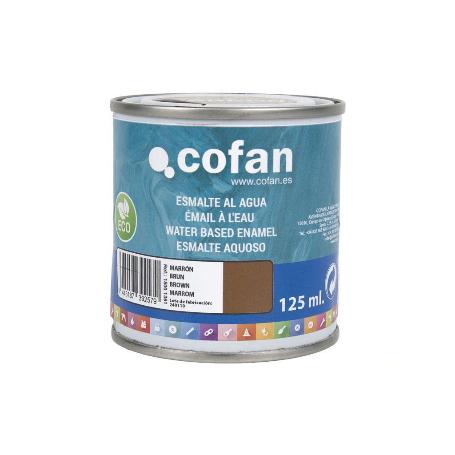 ESMALTE AL AGUA (125 ML) MARRÓN BRILLO