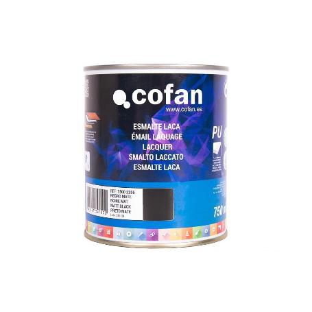 ESMALTE LACA AL AGUA NEGRO 750 ML MATE