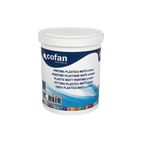 PINTURA PLÁSTICA EXTERIOR MATE 750 ML BLANCO