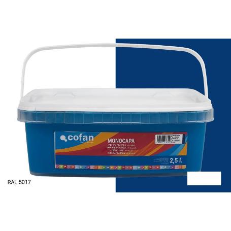 PINTURA PLÁSTICA MONOCAPA AZUL MARINO (2,5 LT)