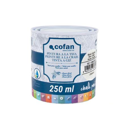 PINTURA A LA TIZA, CHALK PAINT, BLANCO ALGODÓN 250 ML
