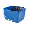 CUBETA 16 L. AZUL CON REJILLA 2 ASAS