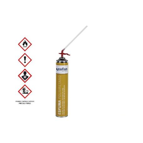 ESPUMA POLIURETANO 750ML 45L MANUAL