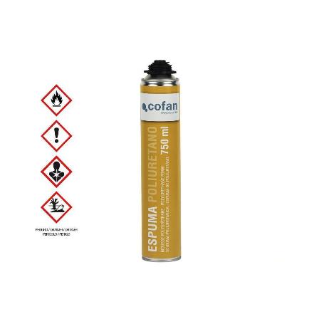 ESPUMA POLIURETANO A PISTOLA 750ML