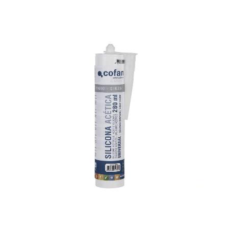 SILICONA ACETICA UNIVERSAL 280 ML GRIS