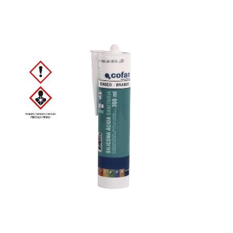SILICONA ÁCIDA SANITARIA 300 ML BLANCO