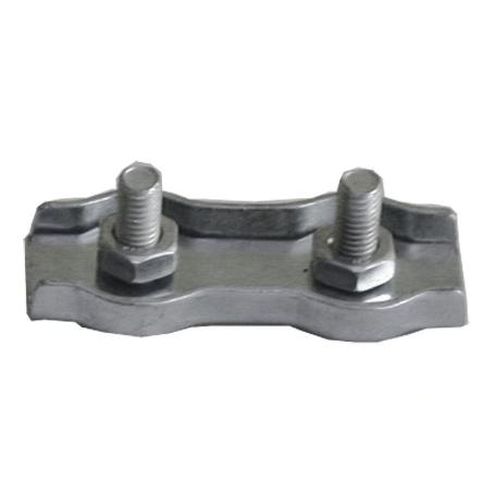 SUJETACABLES PLANOS DOBLE M-6   CAJA 50 UNID.