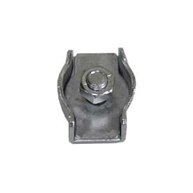 SUJETACABLES PLANO SIMPLE M-2 INOX   CAJA 10 UNID.