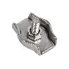 SUJETACABLES PLANO SIMPLE M-3 INOX   CAJA 10 UNID.