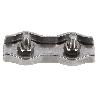 SUJETACABLES PLANOS DOBLES INOX. M-4 VENTA UNITARIA