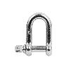GRILLETE RECTO INOX M-4 VENTA UNITARIA
