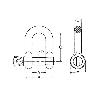 GRILLETE RECTO INOX M-10   CAJA 5 UNID.