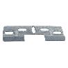 PLACA COLGADOR DOBLE 130 MM CON HUECO 42 MM VENTA UNITARIA