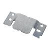 CHAPA ANCLAJE ZINCADA 100 X 47 MM   CAJA 50 UNID.