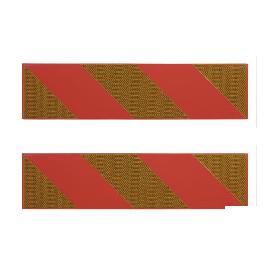 CONJUNTO 2 PLACAS DE REMOLQUE ALUMINIO 56,5X14