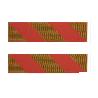 CONJUNTO 2 PLACAS DE REMOLQUE ALUMINIO 56,5X14