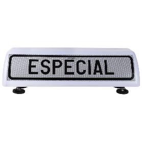 CARTEL AVISADOR ACOMP. VEH. - ESPECIAL V-21