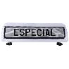 CARTEL AVISADOR ACOMP. VEH. - ESPECIAL V-21